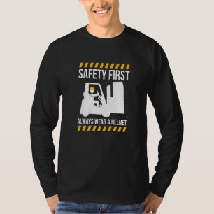 T-shirt La Sécurité D'Abord Porte Toujours Un Chauffeur De