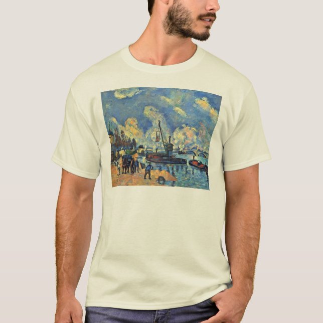 T-shirt La Seine aux peintures de Bercy après Armand (Devant)