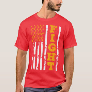 T-shirt La sensibilisation à la MPOC Frappe américaine Dra
