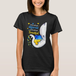 T-shirt La sensibilisation au syndrome de Down Chemises El