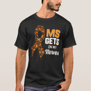 T-shirt La Sensibilisation De Mme À La Sclérose En Plain
