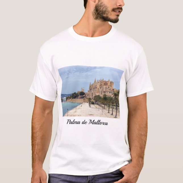 T-shirt La Seu, Cathédrale de Palma de Majorque - Espagne (Devant)