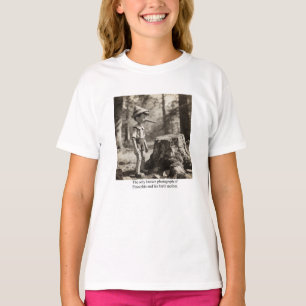 T-shirt La seule photo connue de Pinocchio et sa mère