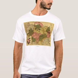 T-shirt La Sibérie, RussiaPanoramic MapSiberia, Russie