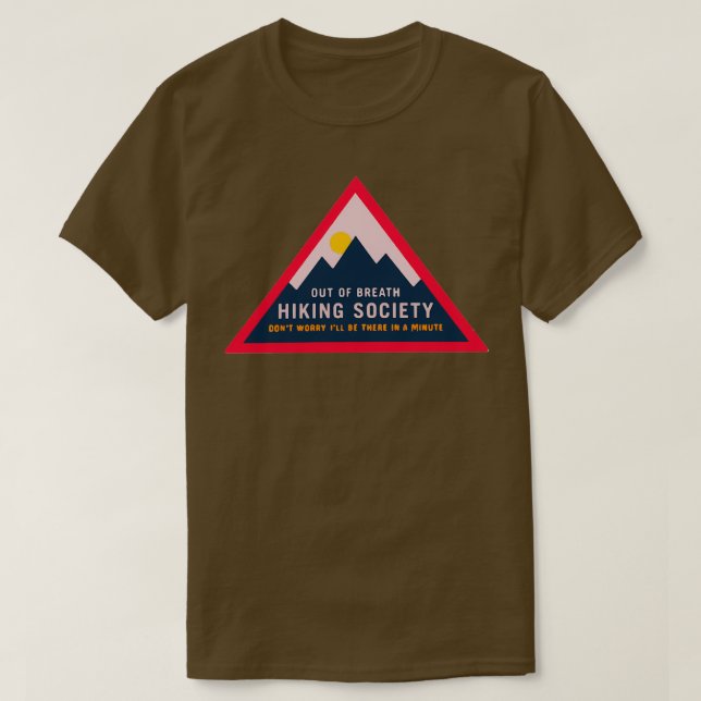 T-shirt La Société De Randonnée De L'Épuisement 1 (Design devant)