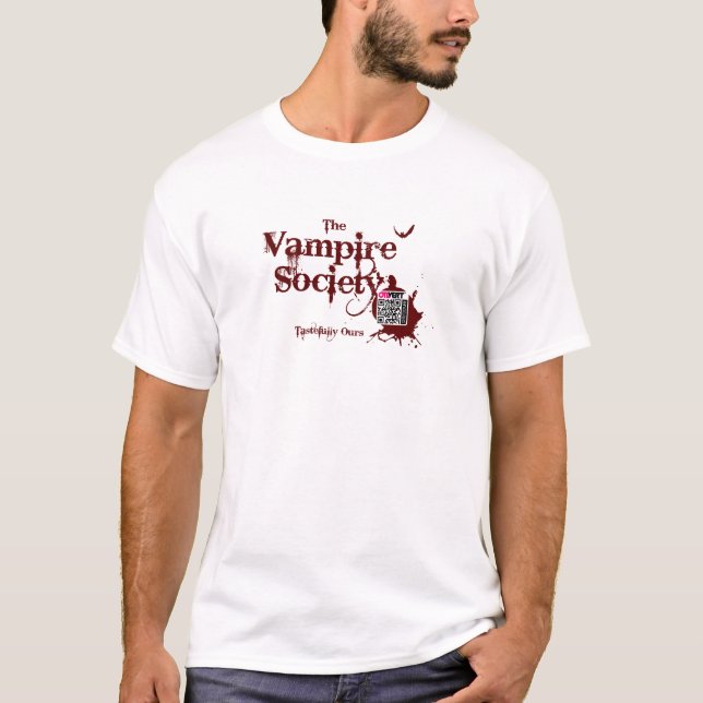 T-shirt La société de vampire - modes augmentées de (Devant)
