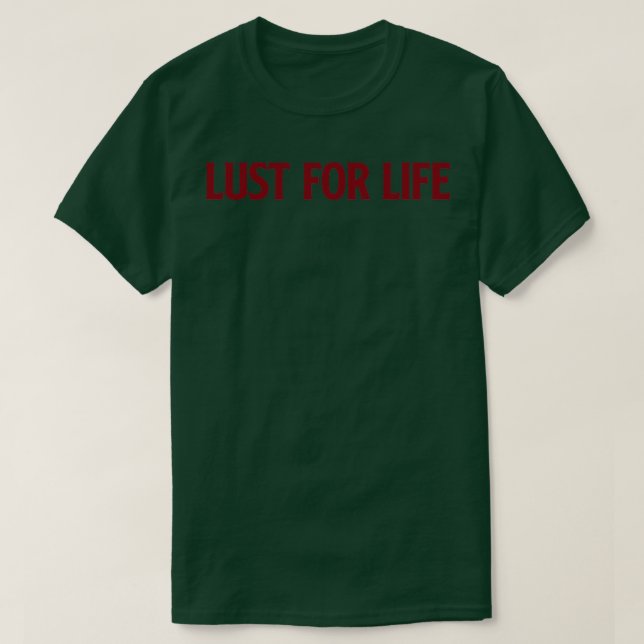 T-shirt La soif pour la vie bordeaux (Design devant)