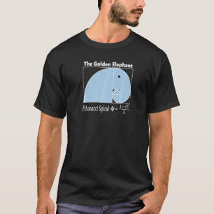 T-shirt La spirale de Fibonacci - La mathématiques de l'