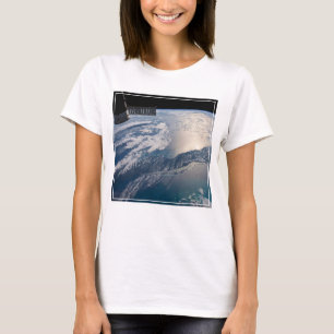 T-shirt La Station Spce Internationale Au-Dessus De L'Atla