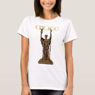 T-shirt La statue du Palais des Congrès Féminin de la Répu