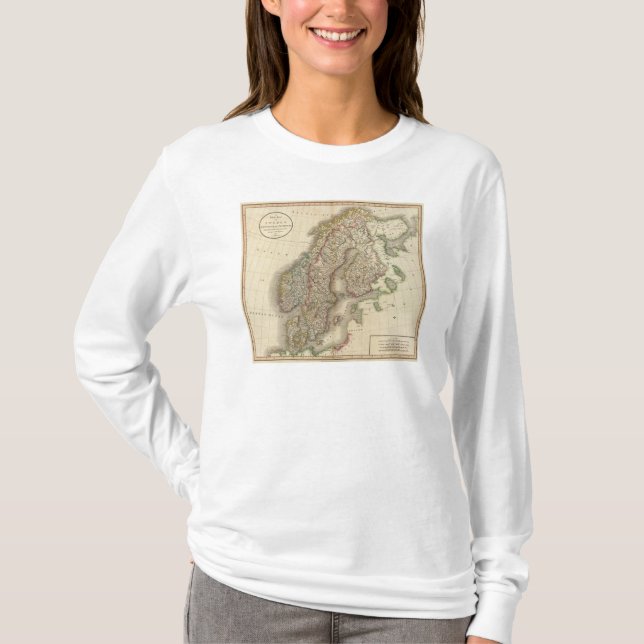 T-shirt La Suède, le Danemark et la Norvège (Devant)