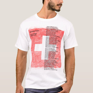 T-shirt La Suisse - le Schweizerpsalm
