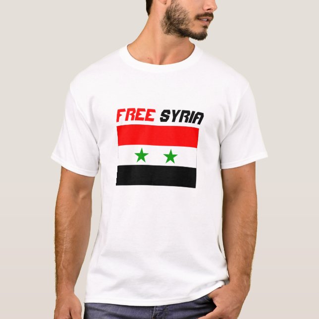 T-shirt La Syrie libre (Devant)