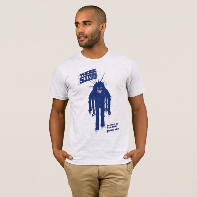 T-SHIRT LA TACHE - BLEUE (Devant entier)