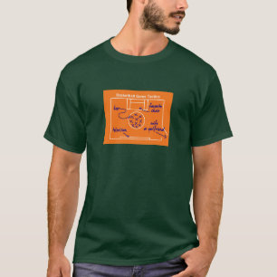 T-shirt La tactique drôle et originale de match de basket