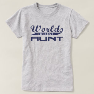 T-shirt La tante la plus fraîche du monde
