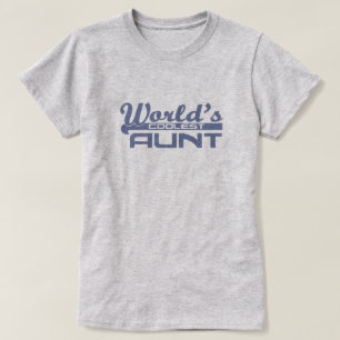 T-shirt La tante la plus fraîche du monde