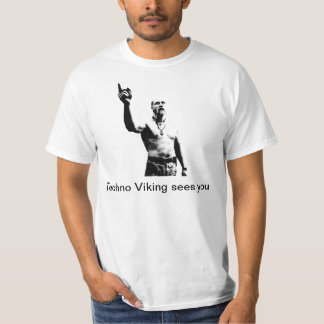 T-shirt La techno Viking vous voit