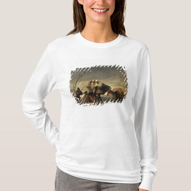 T-shirt La tempête de neige, 1786-87 (Devant)