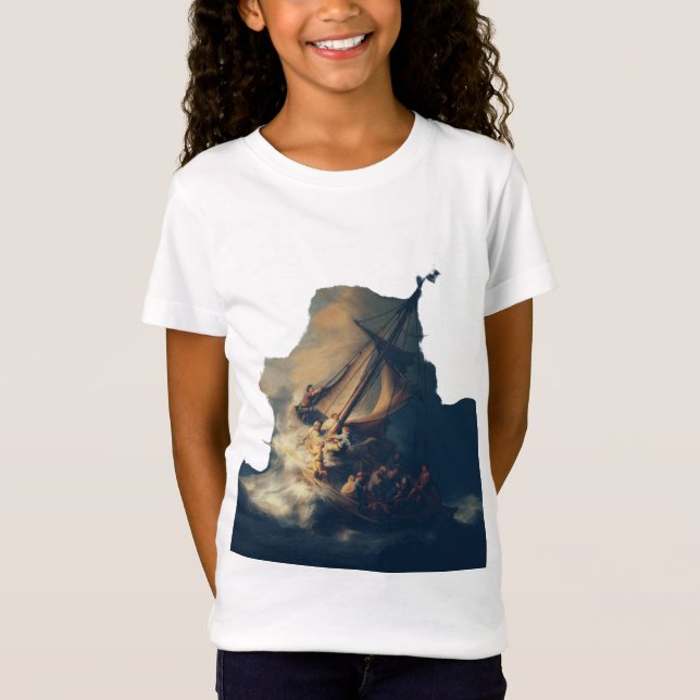 T-Shirt La tempête sur la mer de Galilée (Devant)