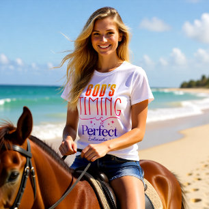 T-shirt La temporisation de Dieu est parfaite chrétien