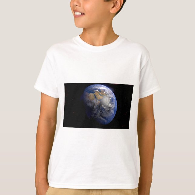 T-shirt La Terre Bleue De L'Espace Inspiration (Devant)