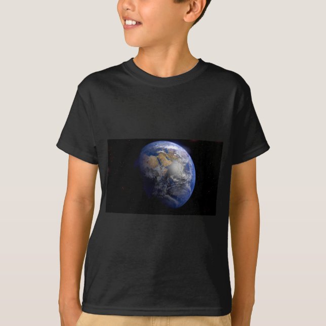 T-shirt La Terre Bleue De L'Espace Inspiration (Devant)