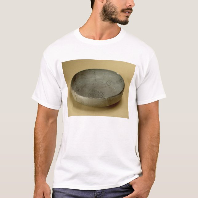 T-shirt La terre cuite a peint les articles gris, (Devant)