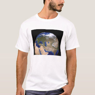 T-shirt La Terre de la prochaine génération de marbre bleu