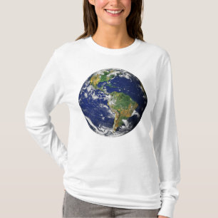 T-shirt La TERRE de PLANÈTE douille des femmes de l'ESPACE
