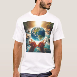 T-SHIRT LA TERRE EST DANS NOS MAINS