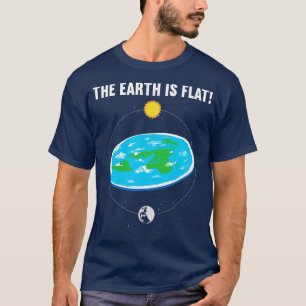 T-shirt La Terre est plate 1