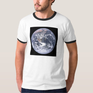 T-shirt La Terre "Marbre Bleu" semble d'Apollo 17