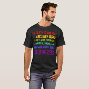 T-shirt La terre n'est pas plate