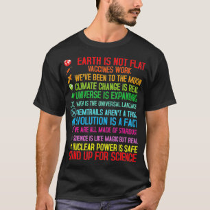 T-shirt La Terre N'Est Pas Un Vaccin Plat Qui Fonctionne C