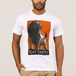 T-shirt La terre plate - LION