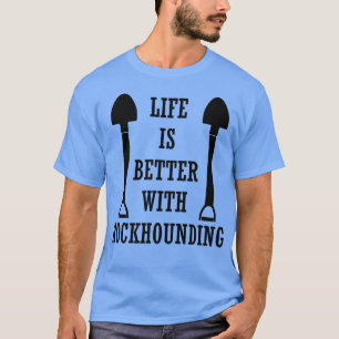 T-shirt La Terre Science Vie Avec Des Rochers Ironiques Ro