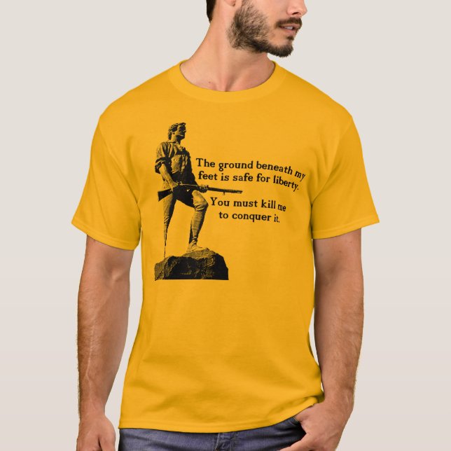 T-shirt La terre sous mes pieds (Devant)