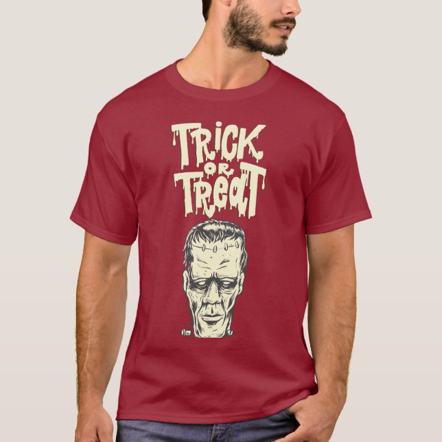 T-shirt La terreur d'Halloween remplit le ciel (Devant)