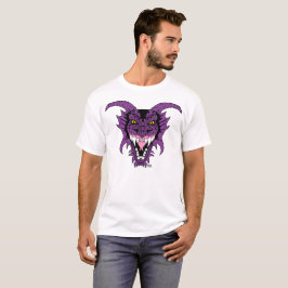 T-shirt La tête du dragon pourpre