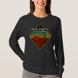 T-shirt La Thérapie Est Coûteuse Go Camp Citation Motivati