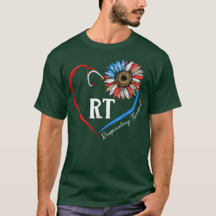 T-shirt La thérapie respiratoire RT est Sunflower Stéthosc