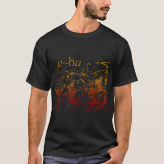 T-shirt La Timeline Un Groupe A Ha Langarm