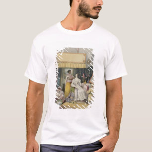 T-shirt La toilette de jeune Madame, plaquent 2 'd'Inde