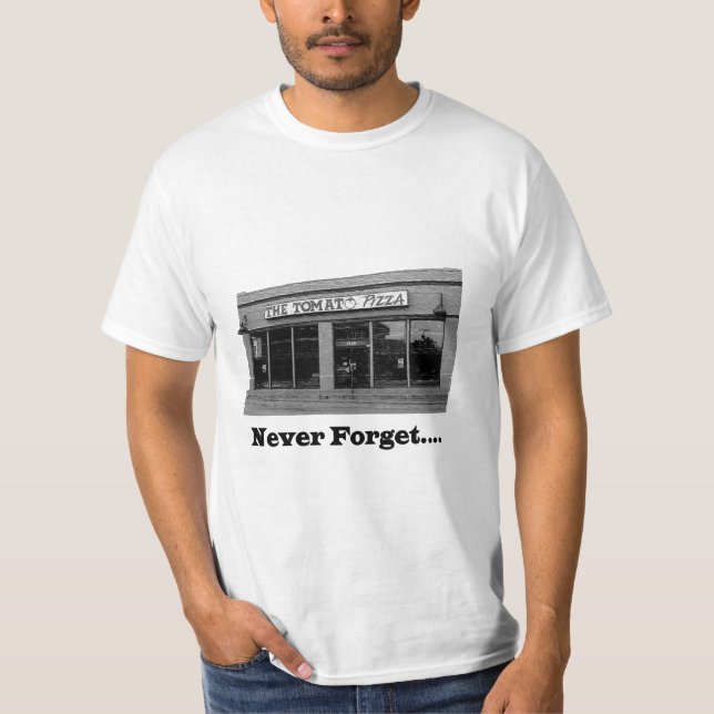 T-shirt La tomate n'oublient jamais la pièce en t des (Devant)