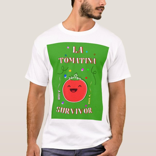T-shirt La Tomatina Bunol Célébration Valence cadeau Espag (Devant)