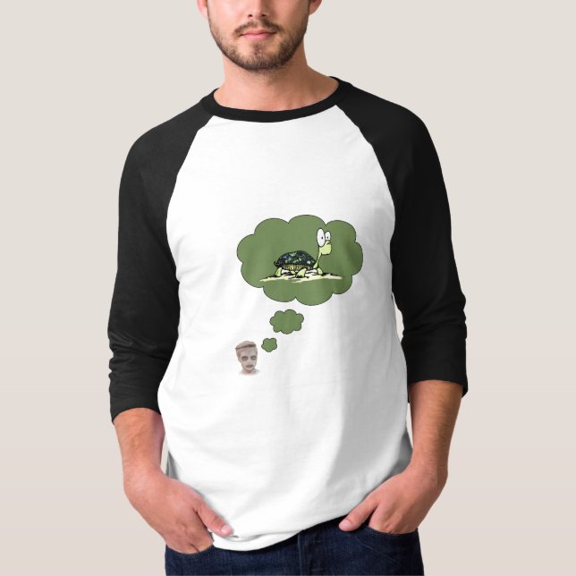 T-shirt La tortue se remélangent (Devant)