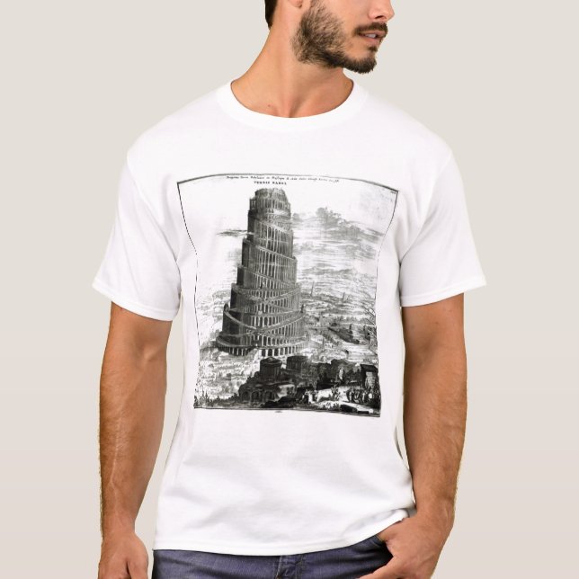 T-shirt La tour de Babel, 1679 (Devant)