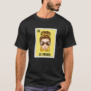 T-shirt La Toxica Mexicaine Loterie, Bingo Card Jeu