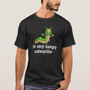 T-shirt La Très Affamée Chenille Vêtements de Ver Mignon